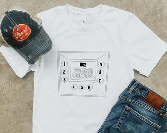 MTV Remote Control T-Shirt: 80s Retro TV Tee