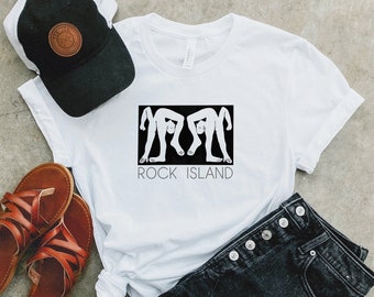 Rock Island T-Shirt | Denver Dance Club, Vintage Nostalgia