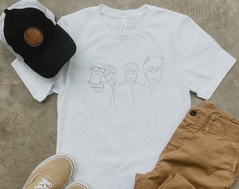 U2 Band T-Shirt: Minimalist 80s New Wave Tee