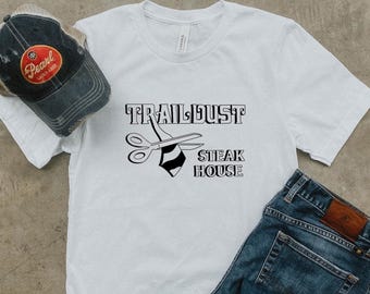 Retro Trail Dust Steak House T-Shirt: Denver Nostalgia Tee