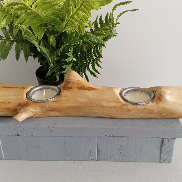Rustic Tea Light Etsy UK