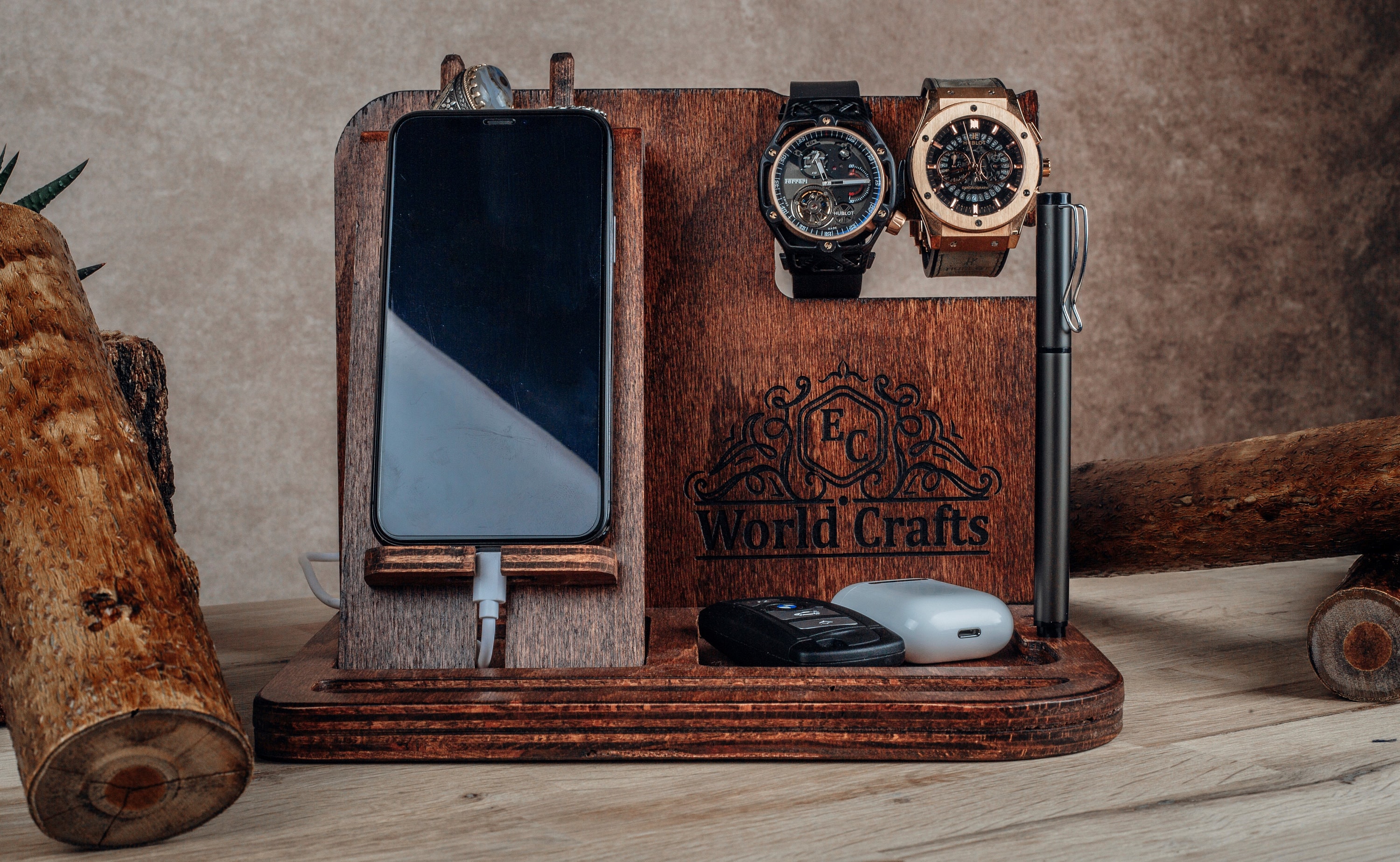 Christmas Gifts for MenOffice Desk accessory Desk organizers Etsy