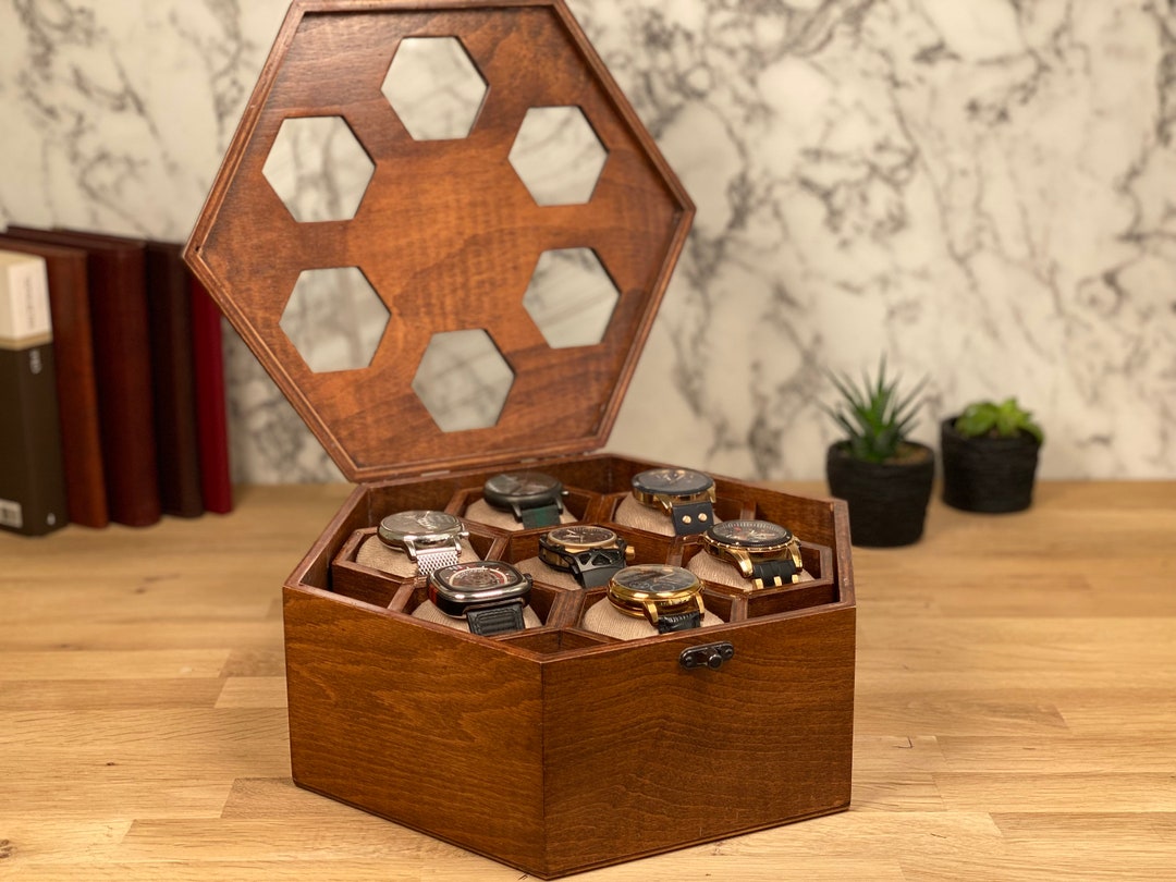 Watch Box Personalized Watch Box Watch Box for Men Etsy
