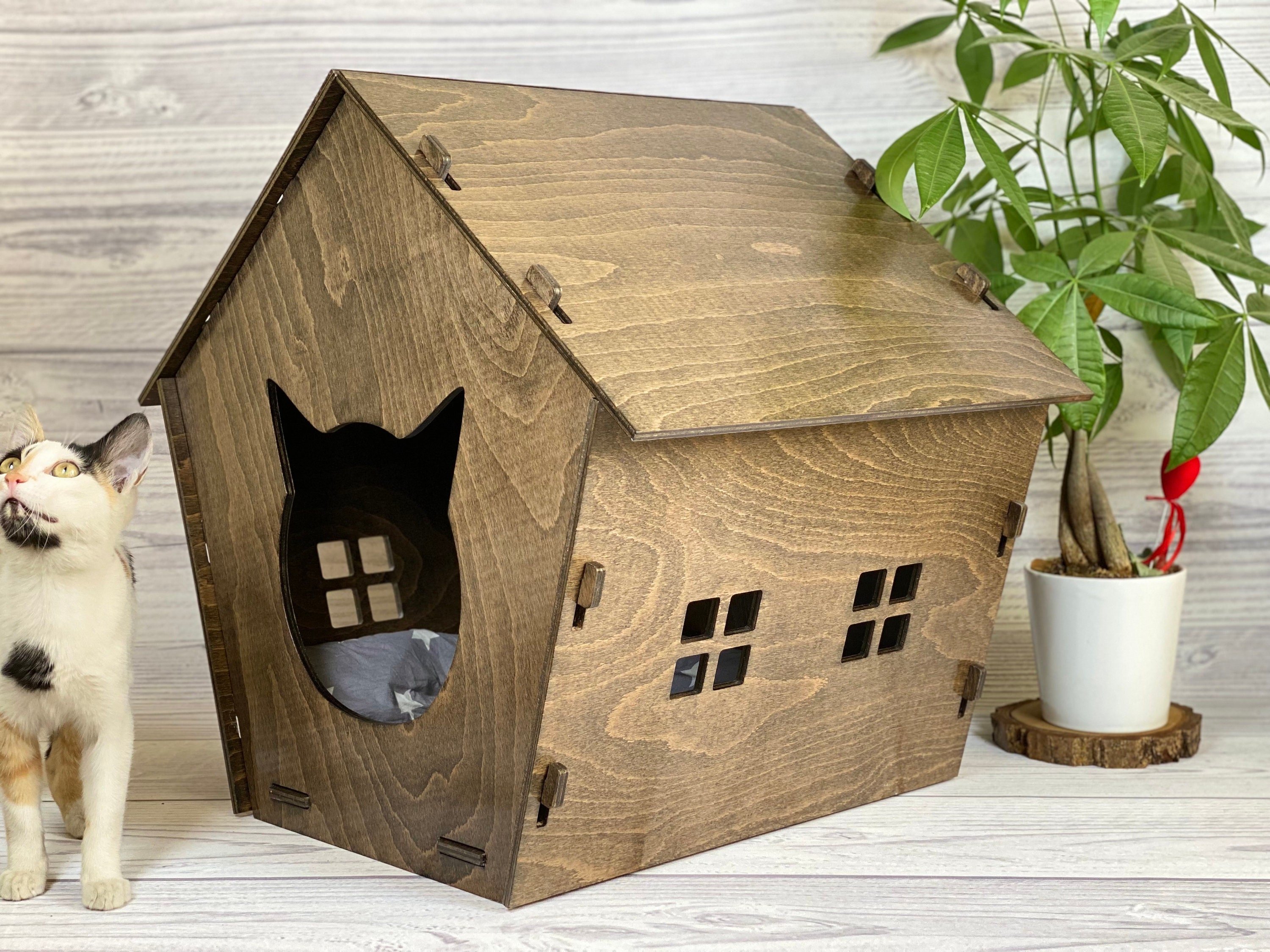 Furniture for Cat Furniture for Dogwooden Cat House Etsy