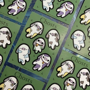 Chosts Cow sticker sheet