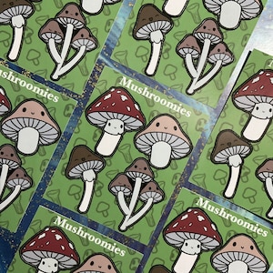 Mushroomies Mushroom sticker sheet