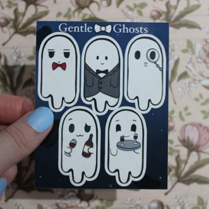 Gentle Ghosts sticker pack