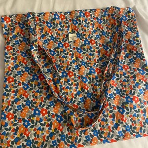 Bolso de mano Liberty Bolso de mano floral de Liberty of London: elegante bolso de mano floral. Bolsa de mamá. Bolsa de algodón Liberty