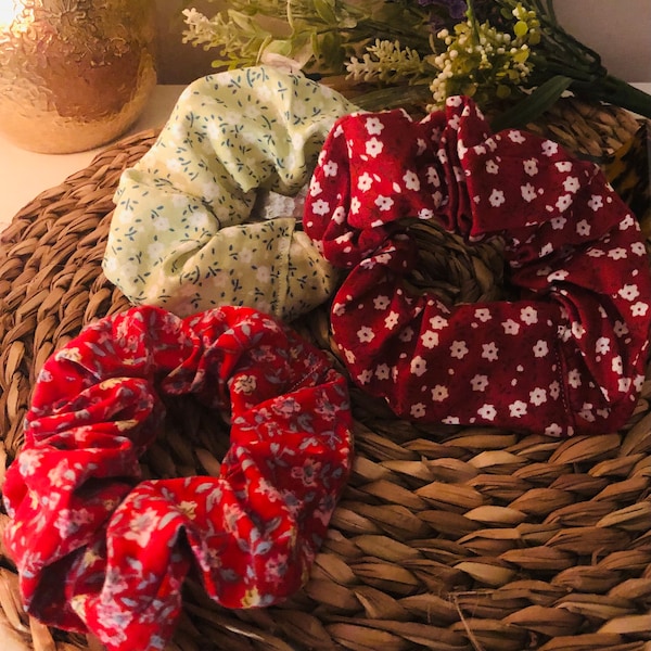 Box chouchou liberty   chouchou  fait main scrunchies liberty   coton chouchou - colitas  -chouchou floral - chouchou fleur