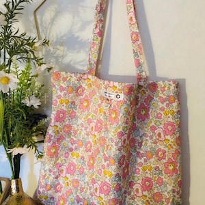 Tote Bag Liberty Sommer Totebag Liberty Floral Tote Bag Blume handgemachte Tasche - Vintage Bolso Tasche Vintage Floral Tasche große Liberty Bag