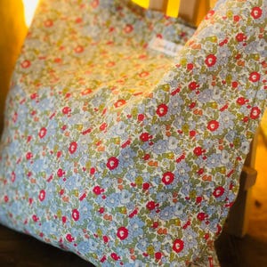 Tote bag liberty summer Totebag liberty floral tote bag. Bag flower. large women's tote bag