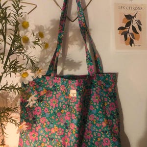 Einkaufstasche von Liberty of London. Liberty-Einkaufstasche, Damen-Einkaufstasche. Stofftasche von Liberty London – große Einkaufstasche für Damen