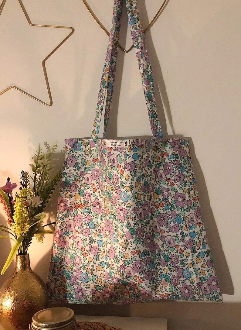 Bolso de mano Liberty bolso de la libertad bolso de la libertad bolso de mano de la libertad de Londres bolso hecho a mano de flores bolso vintage bolso boho bolso de playa imagen 1