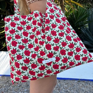 Liberty summer tote bag Liberty tote bag Floral tote bag Handmade flower bag - Vintage bag Bolso Vintage floral bag Large Liberty bag