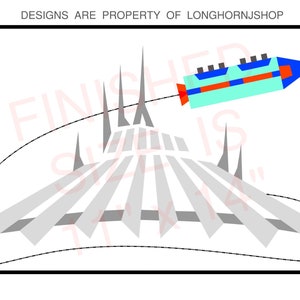 Space Rocket Ride - Foundation Paper Piecing - DIGITAL PATTERN ONLY - 11&quot;x14&quot; size