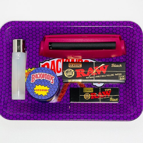 Girly Backwoods Car Rolling Tray Set Etsy