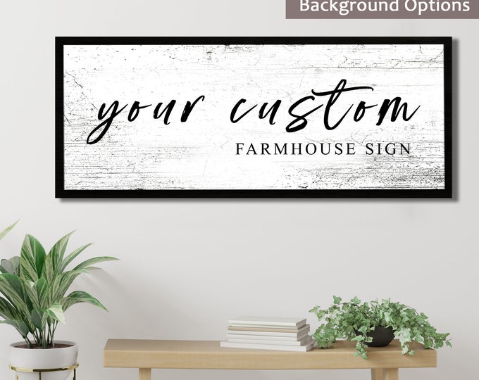 Create Your Own Custom Sign For Home, Custom Quote Sign, Personalized Wood Signs, Farmhouse Sign, Customizable Sign, Bedroom Decor Above Bed