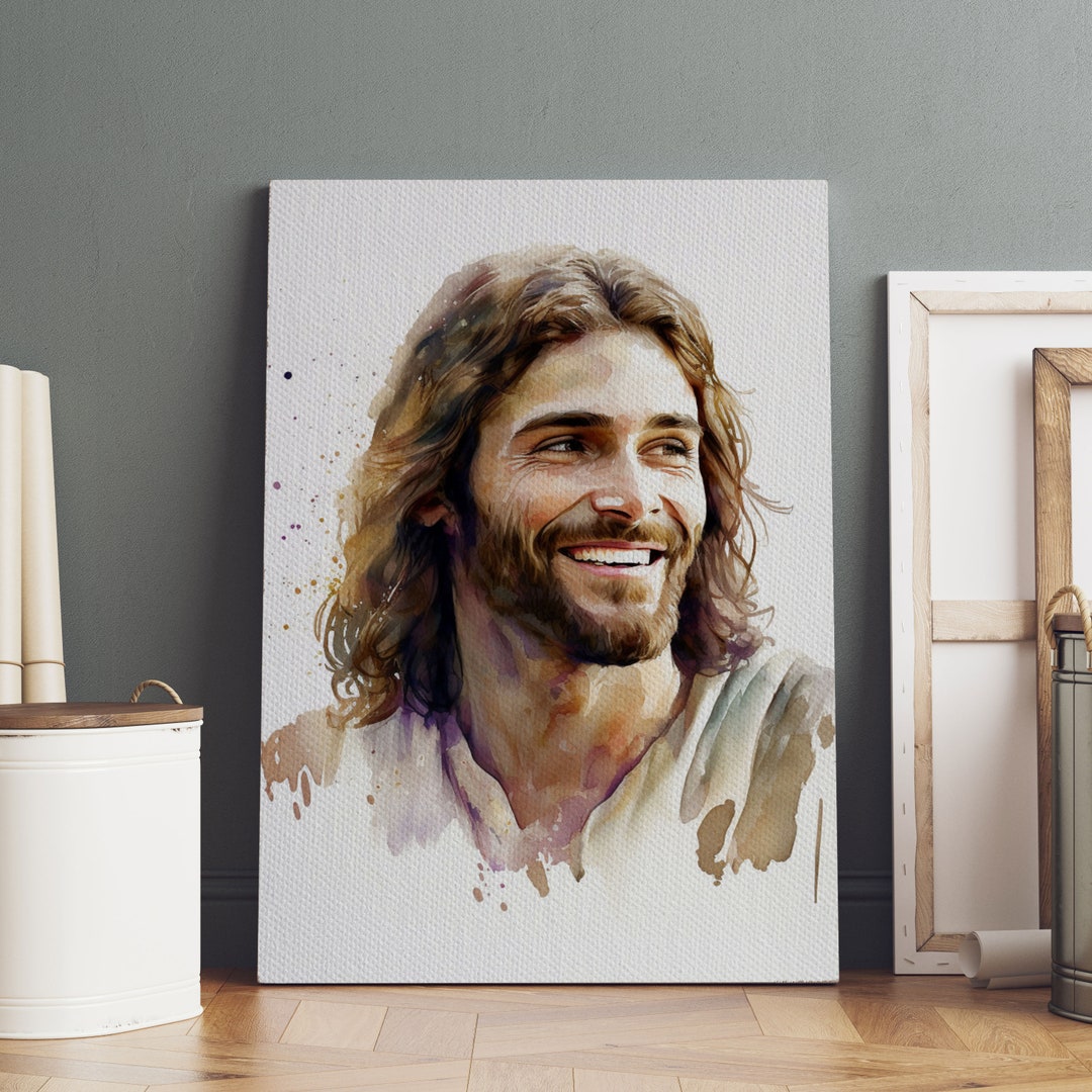 Jesus Laughing, Picture of Jesus, Jesus Smiling, Jesus Art Print ...