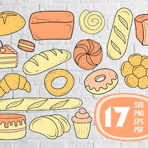 Bakery products svg,Bakery products svg,Bakery svg,sweet bread svg,cupcake svg,Bread SVG,bakery svg,print file,printable, svg file, svg
