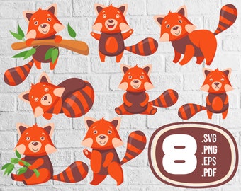 Red Panda Printable Etsy Red Panda Printable Etsy