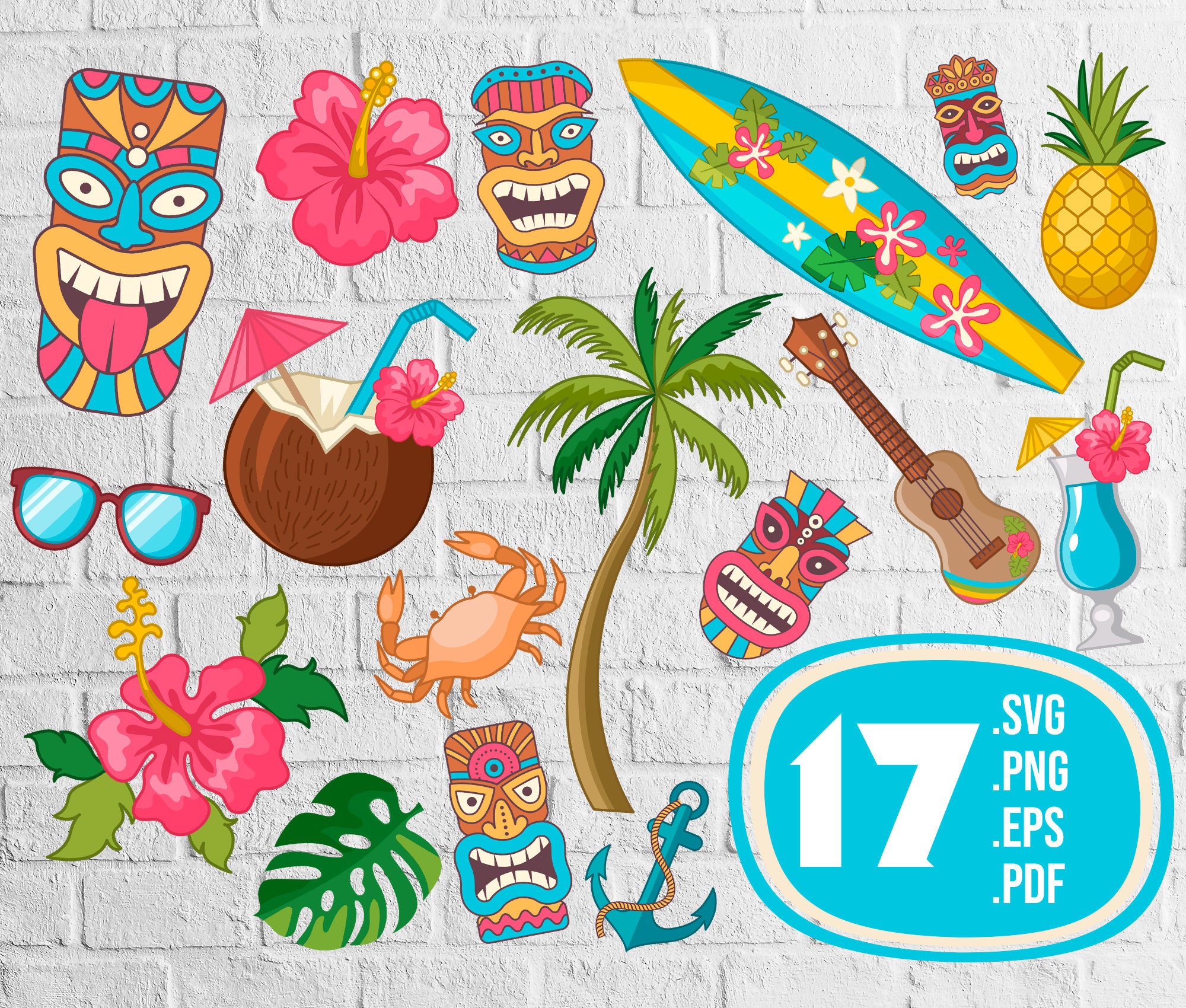 hawaiian slippers clipart