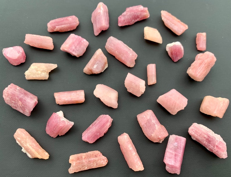 Raw Pink Tourmaline Crystals Healing the Heart  Heart image 2