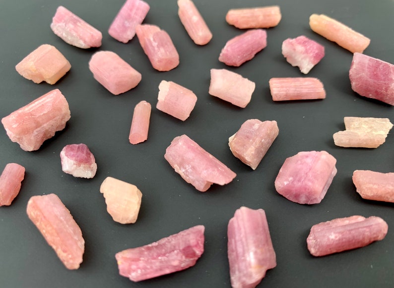 Raw Pink Tourmaline Crystals Healing the Heart  Heart image 3