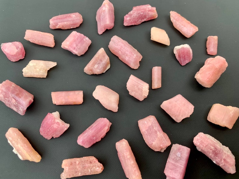 Raw Pink Tourmaline Crystals Healing the Heart  Heart image 4