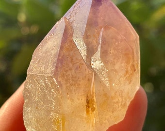 Golden Healer Coated Amethyst Points, Hematoid Amethyst / Golden Healer Quartz Crystals Charged w/ Reiki + Sustainably Mined @ Goiás, Brazil