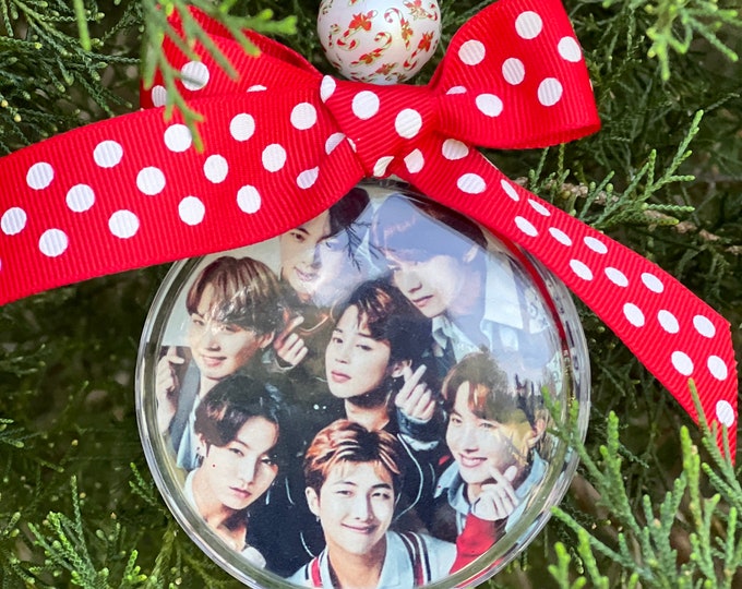 BTS Christmas Ornament BTS Ornament BTS Holiday Decoration Etsy