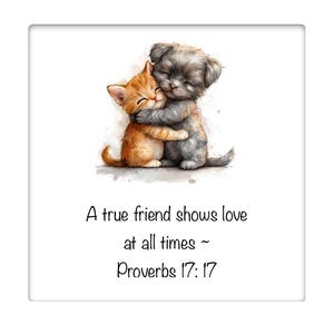 Stickers/ Jw friendship gifts/ Proverbs 17:17/ stickers