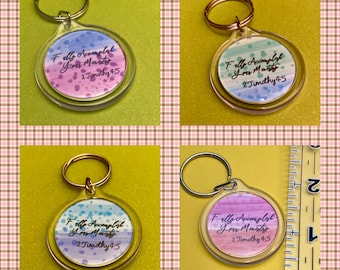 Jw Key Chain/ Pioneer school gifts/ Fully Accomplish Your Ministry 2Timothy 4:5