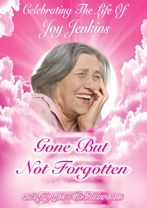 Feste & Besondere Anlässe CELEBRATION OF LIFE PERSONALISED PRINT POSTER