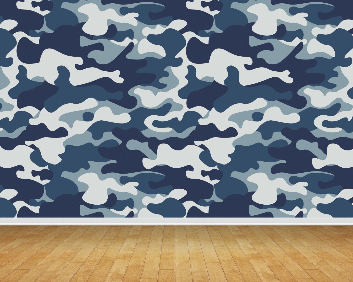Blue Grey Wallpaper - Etsy