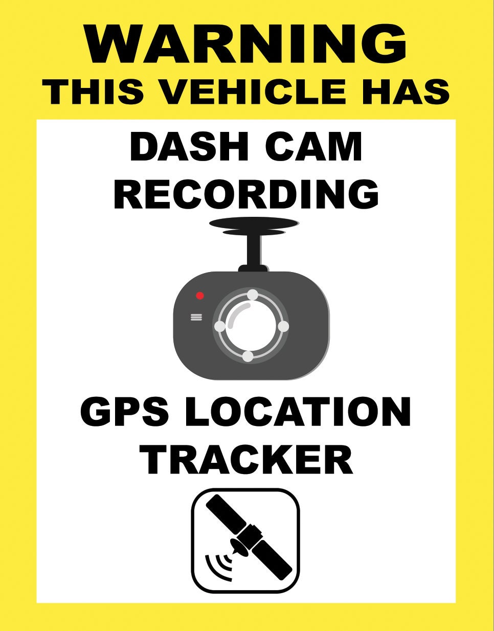 Gps Tracking Decal 