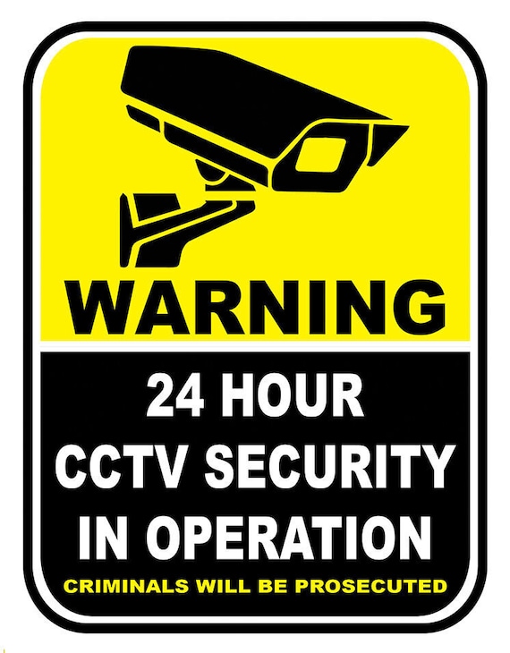 Cctv Sign Board