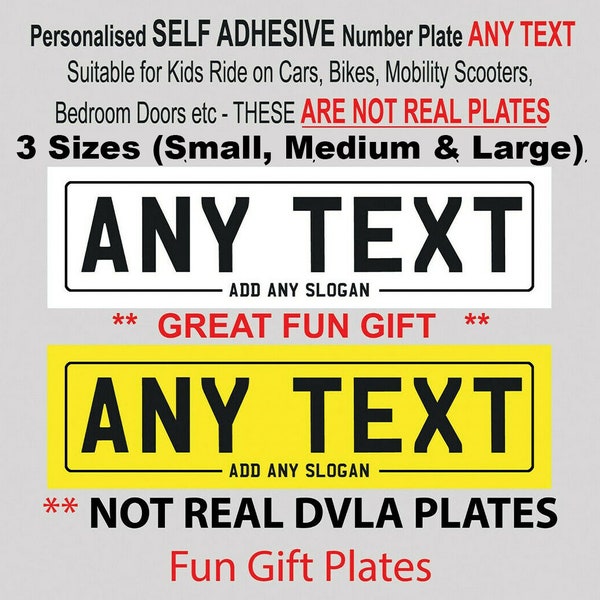 Mobility Scooter License Plate Etsy