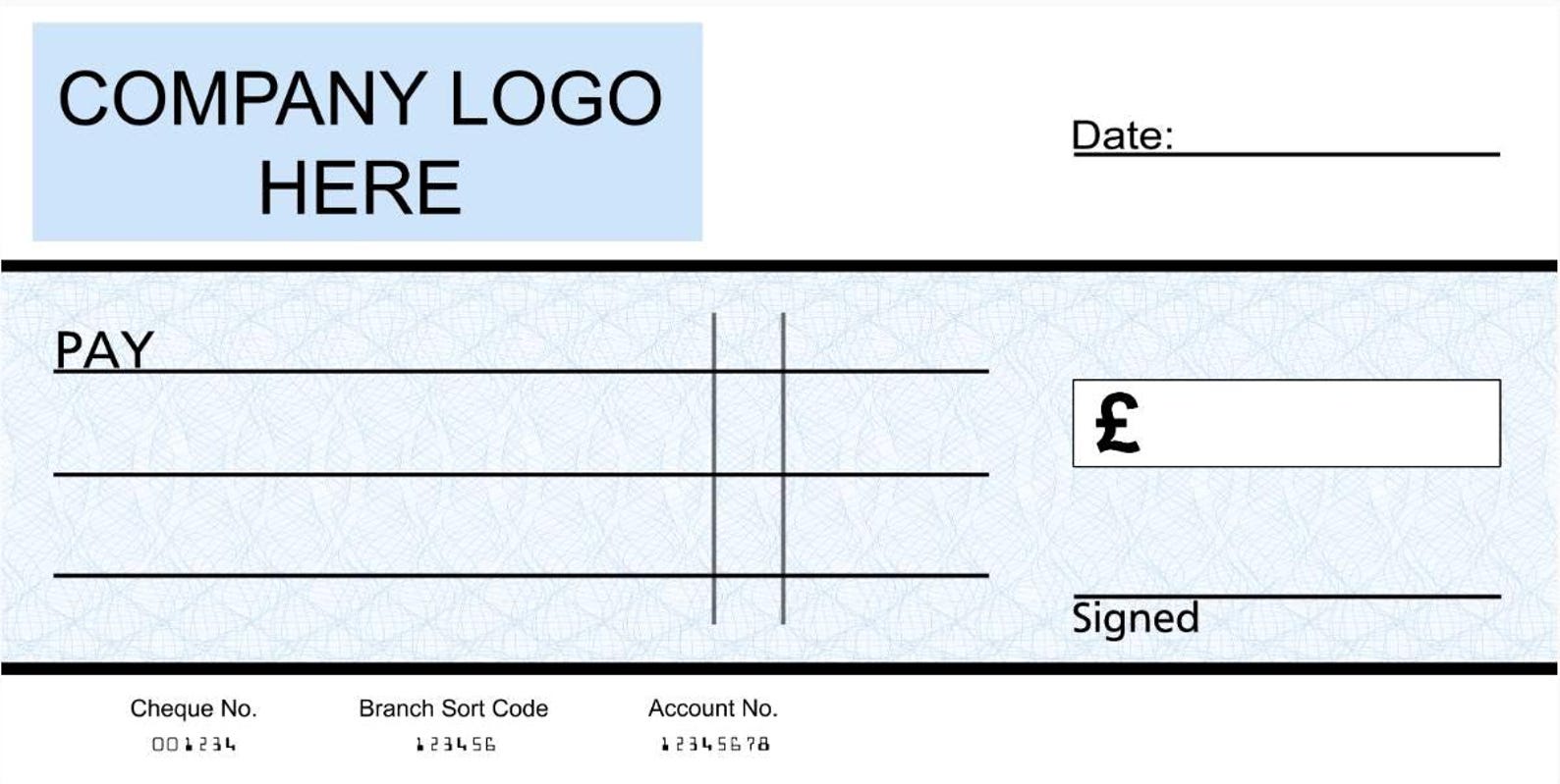 Rigid Board EXTRA Large Giant Bespoke Printed Text Cheque Personalised ...