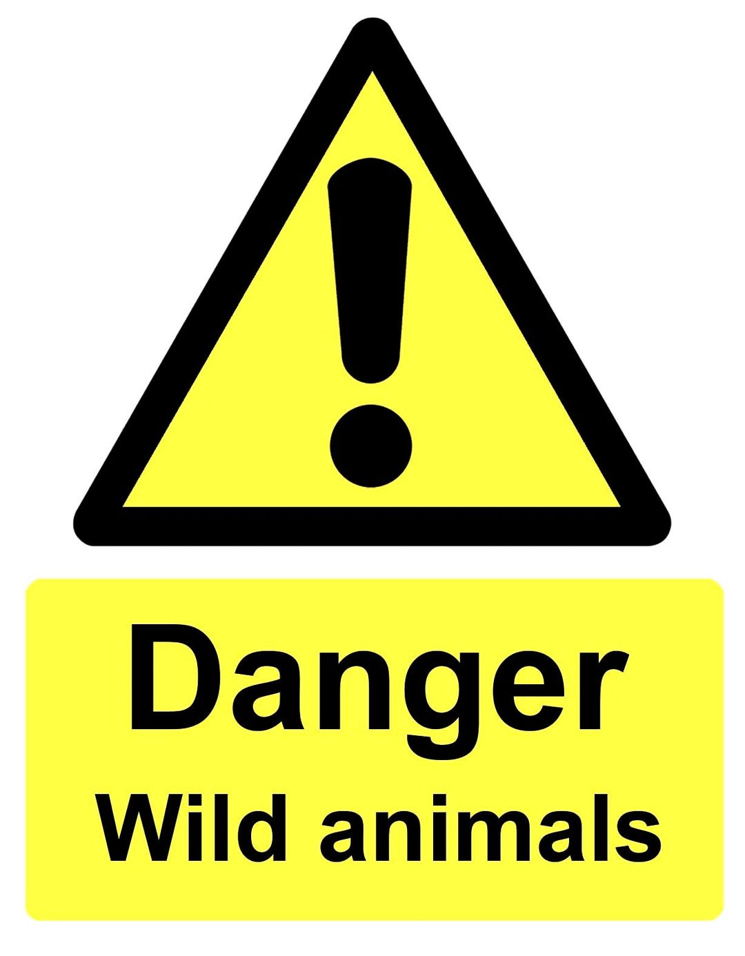 Cartello Di Pericolo 'Attenzione Inciampo' Vsafety, 450x150 Mm, Plastica Rigida, Nero/Giallo
