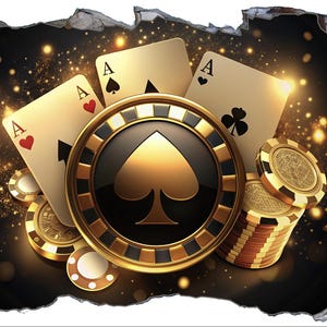 Casino Las Vegas Texas Holdem Poker Cards Roulette Wall Smash Crack Adesivo Adesivo Decalcomania Stampa Grafica Parete Design Varie Dimensioni