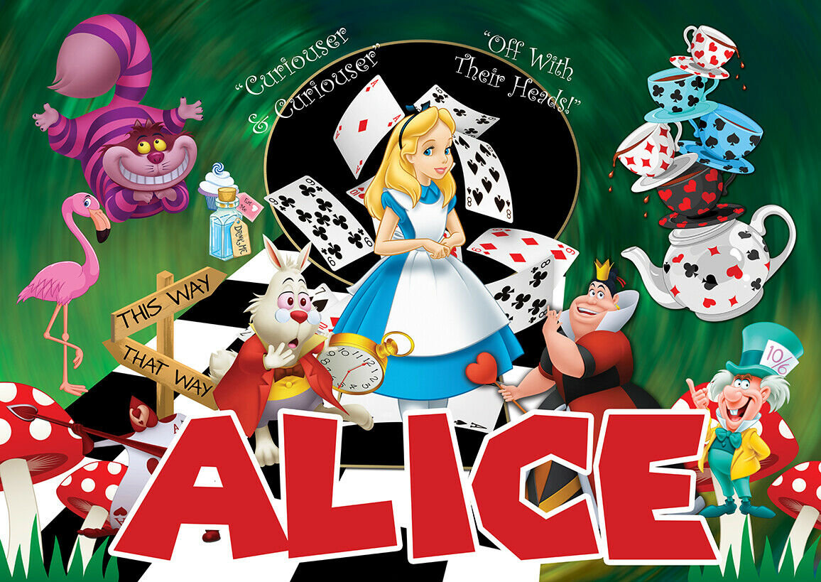 Alice Im Wunderland Figuren Disney www.etsy.com