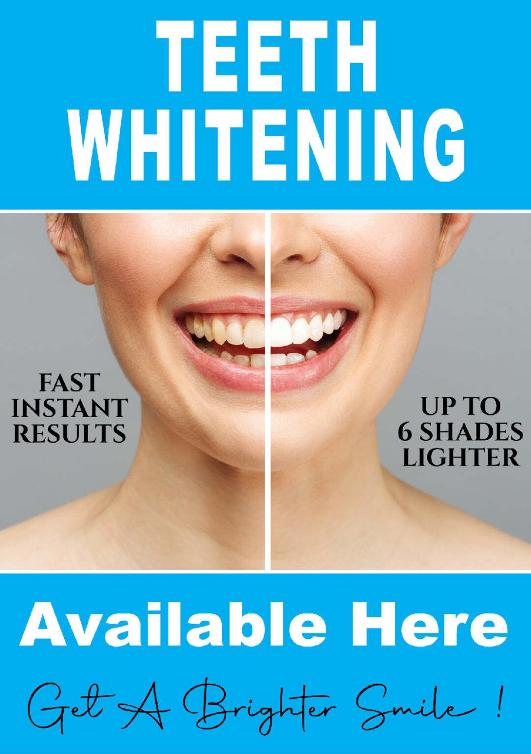 Posters Poster Bespoke Wording Text Sign Notice Display Advertisement