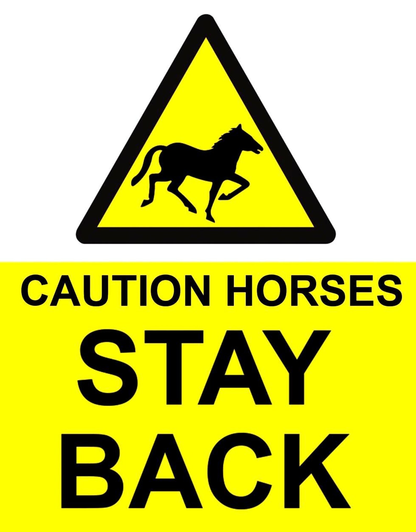 caution-horses-stay-back-yellow-warning-notice-sign-signage-car-horse