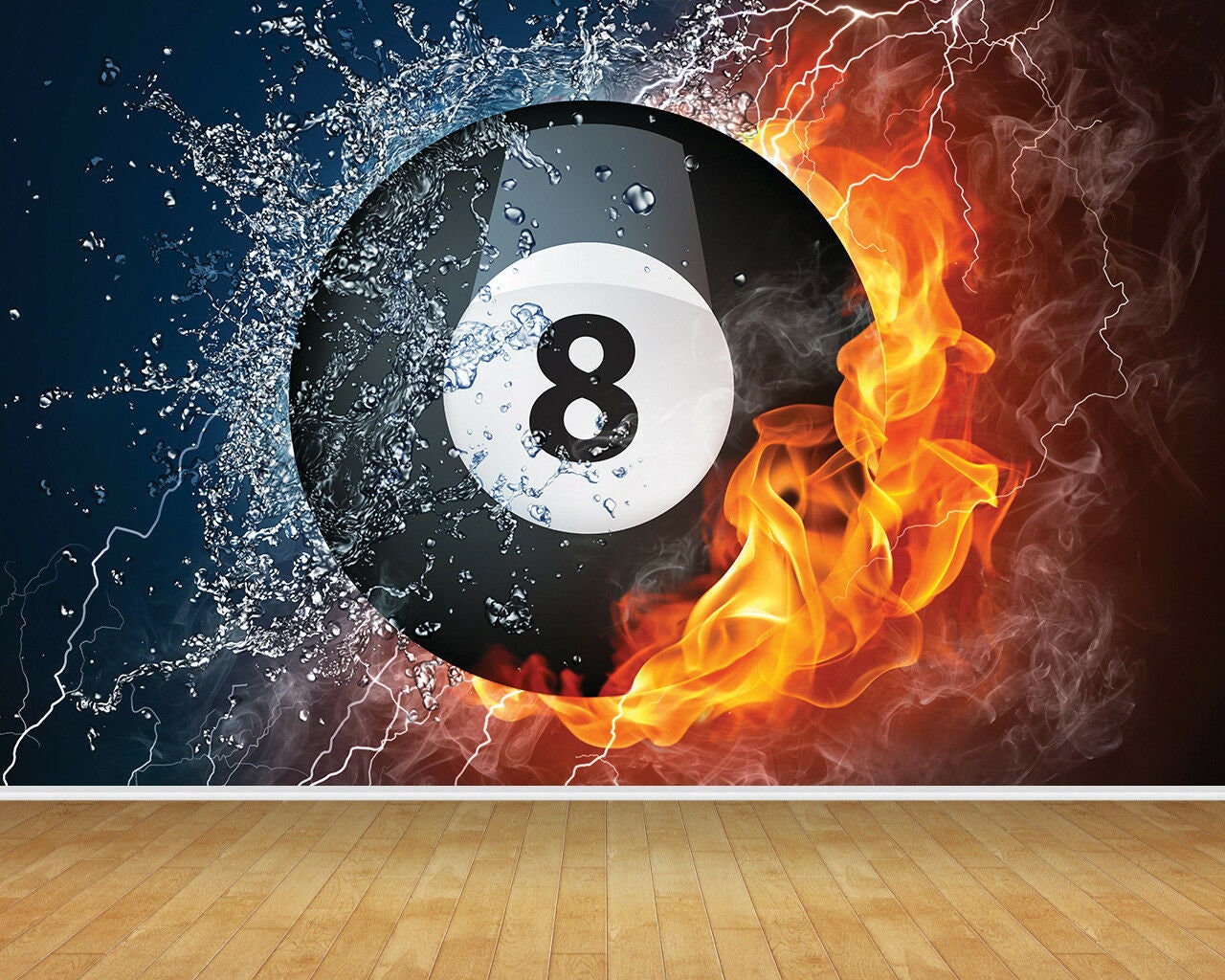 Ball Wallpaper Flaming 8ball by riccardonegri  Pool balls Pool images  Ball