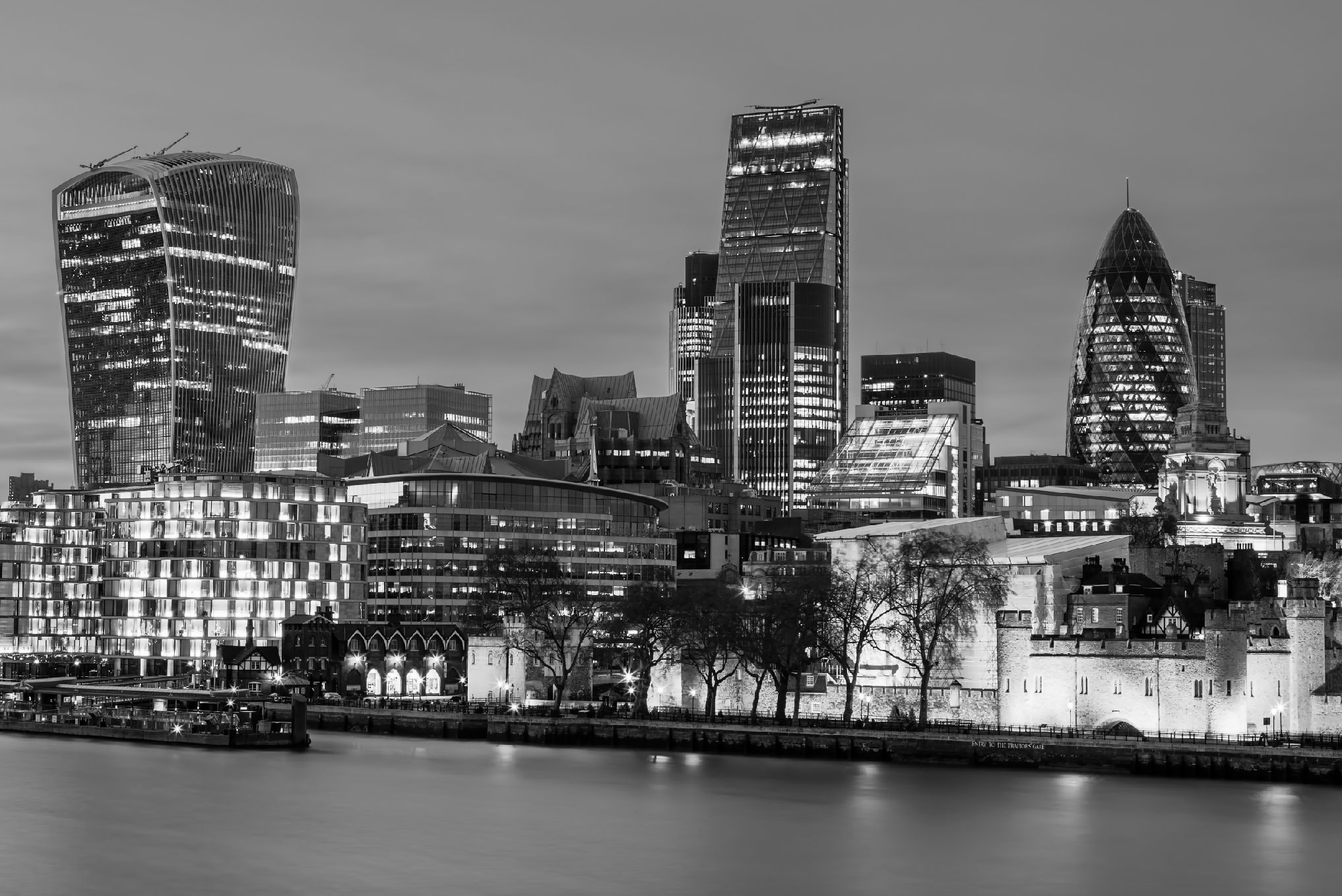 London Skyline At Night Black And White Il Fullxfull.4390797489 6gs1