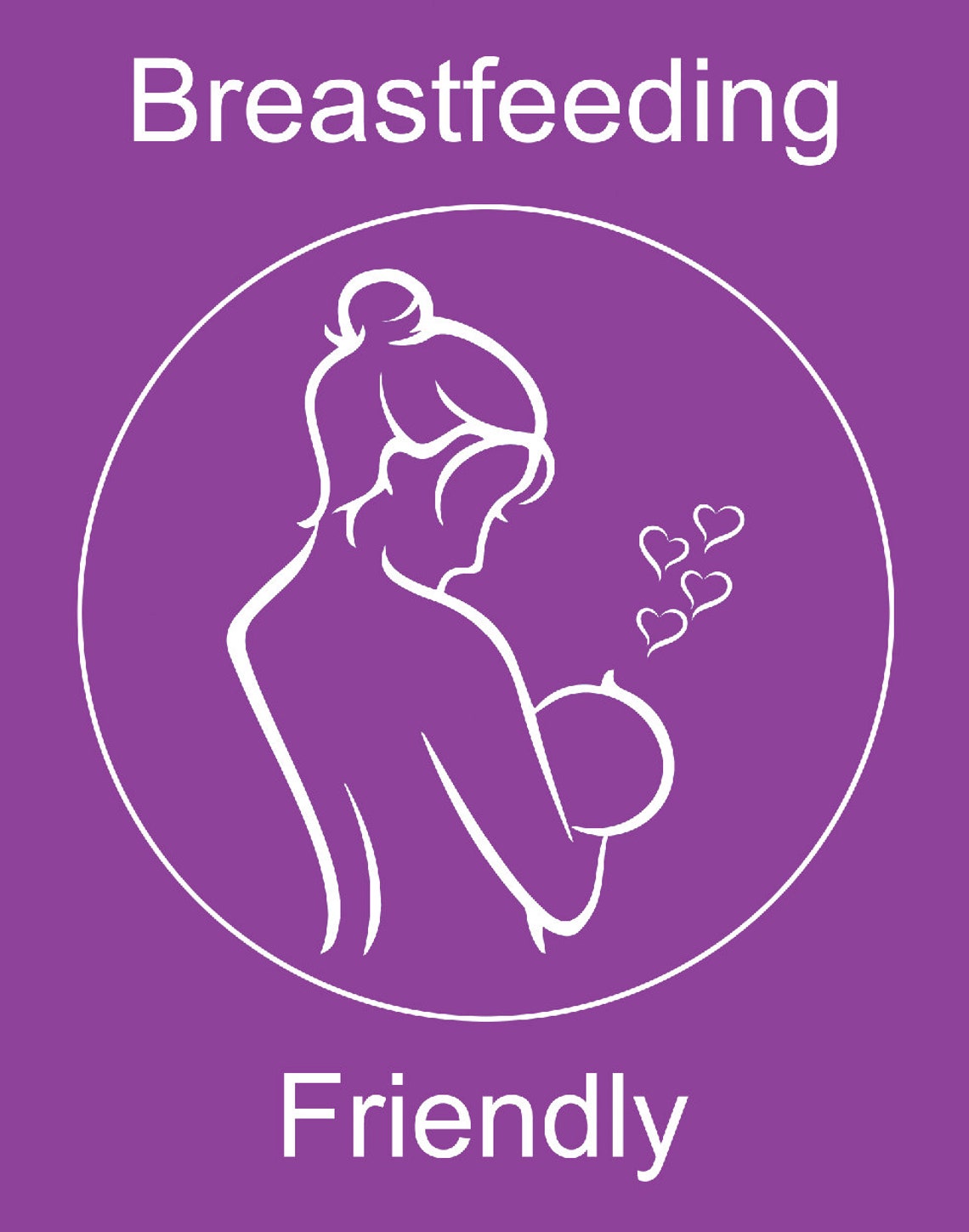Breast Feeding Breastfeeding Friendly Business Office Cafe Restaurant