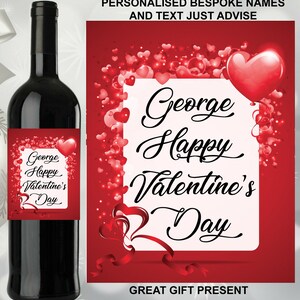 Digitaler Download Datei Maßgeschneiderte Name Text Personalisierte Valentinstag Liebe Hochzeit Weinflasche Alkohol Flasche Etikett für Geschenk Geschenk
