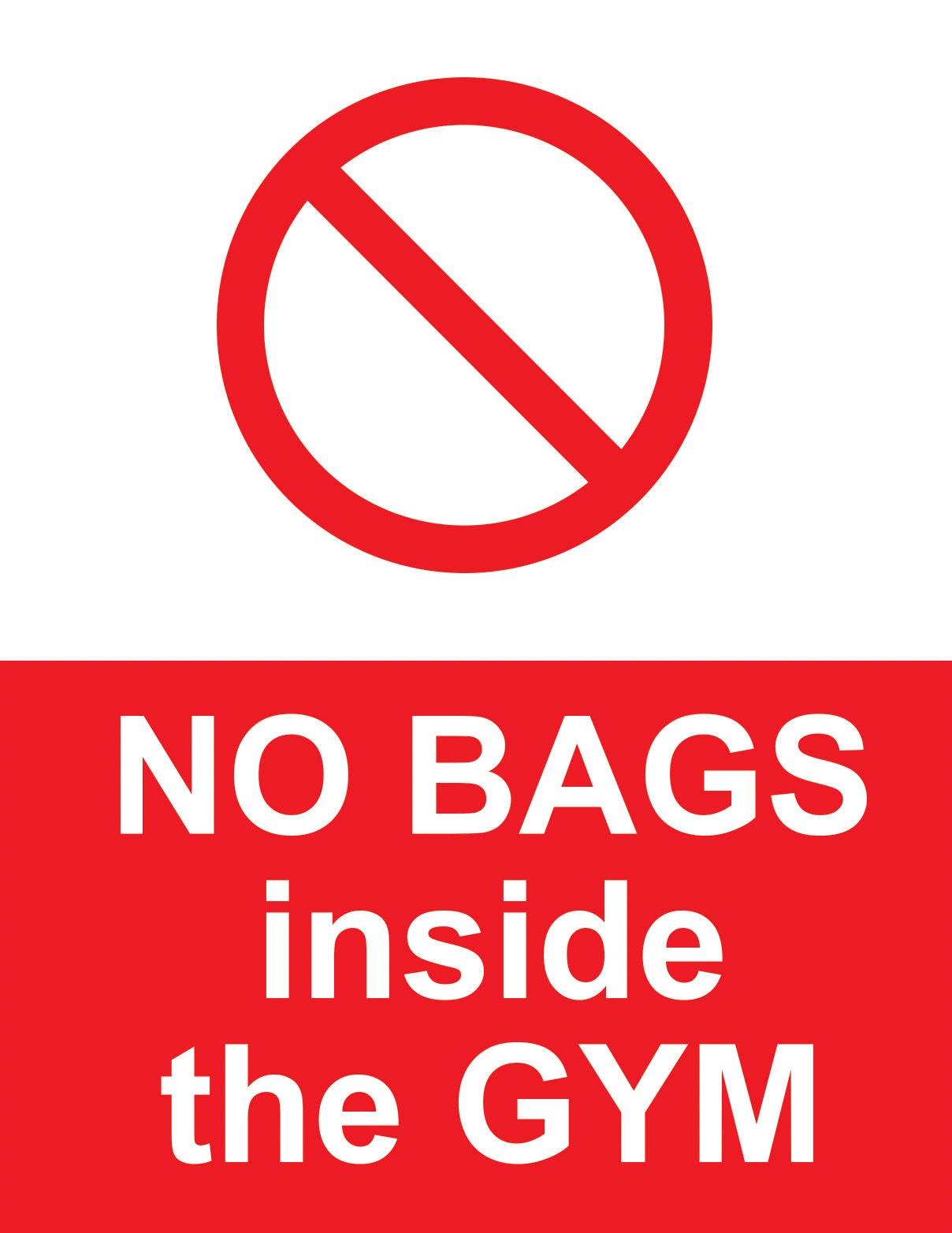 No plastic bags sign Stock Photo - Alamy