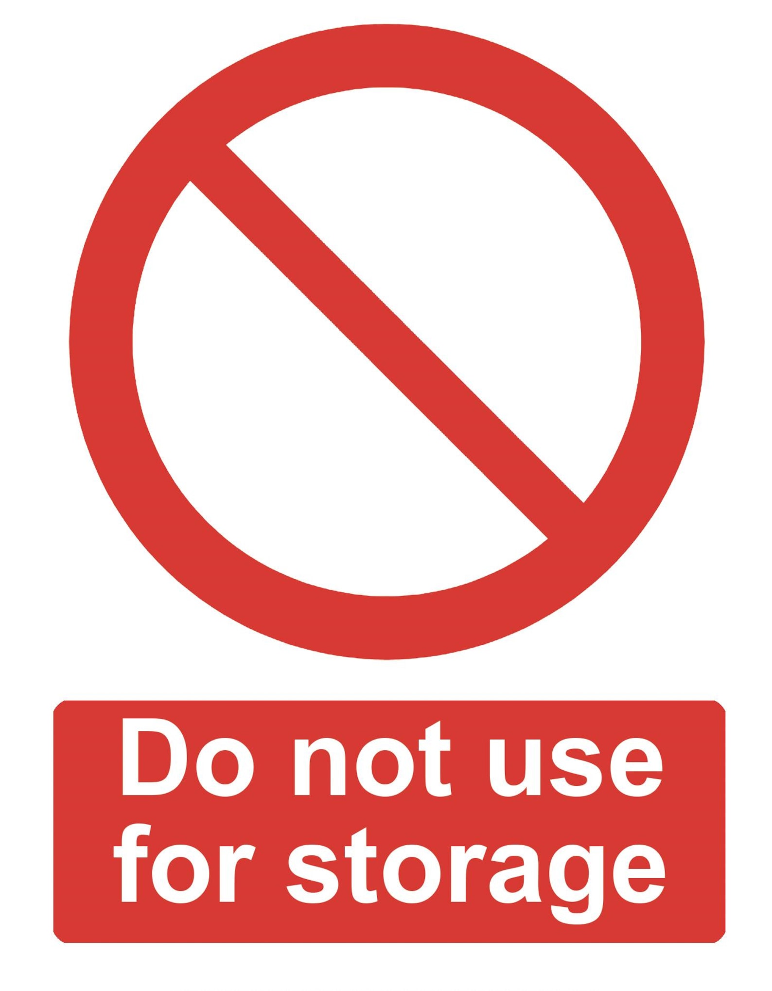 Do Not Store Boxes Sign Do Not Use for Storage Health & Safety Sign Notice Business Office ...