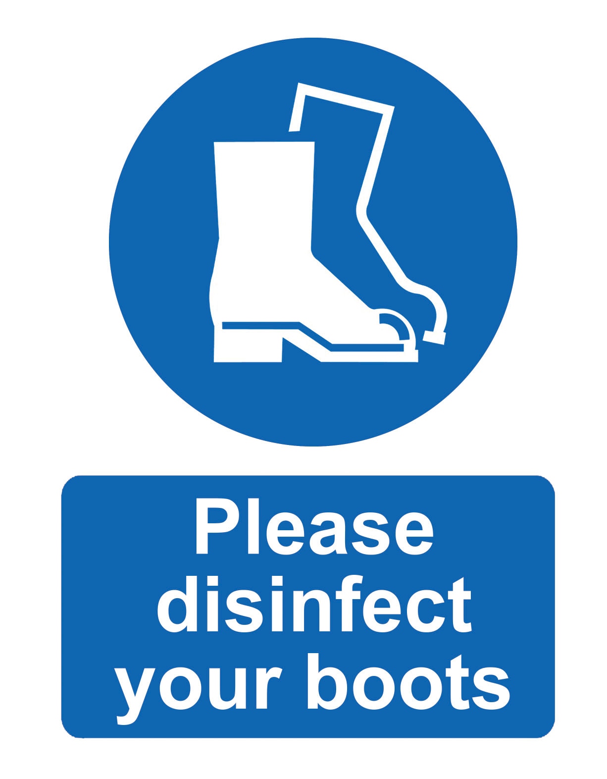 Safety Boots Sign